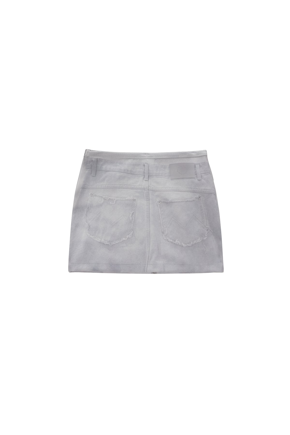 Matinkim Denim Printed Jersey Mini Skirt IN Sky