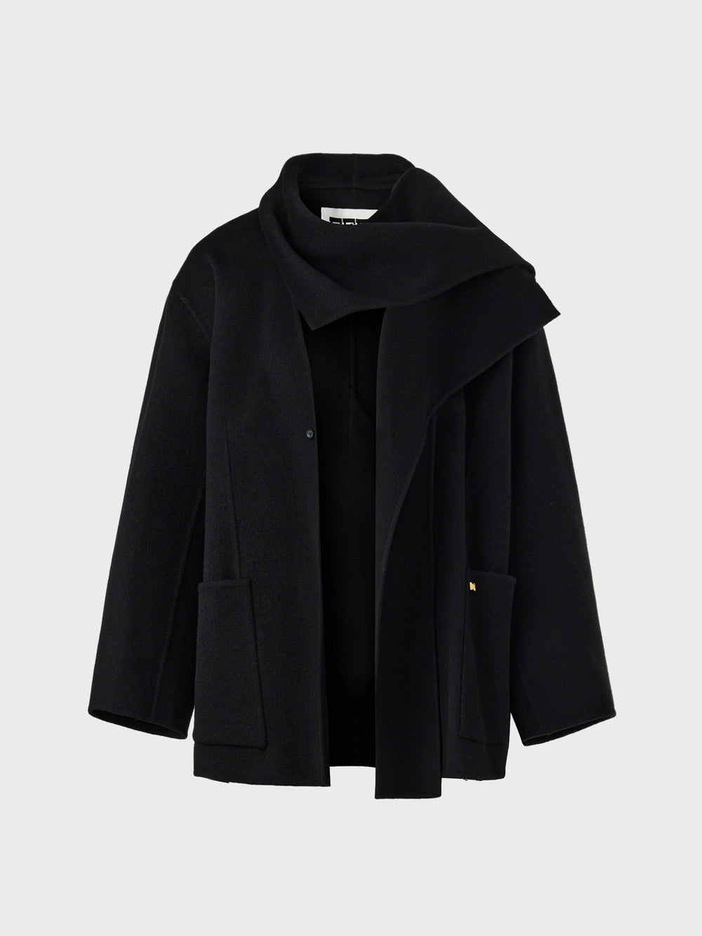EENK Shawl Collar Coat - Black