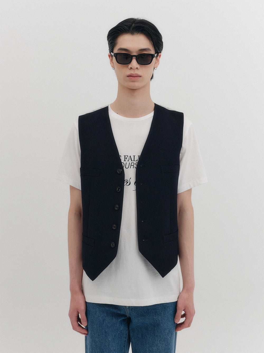 EENK Tailored Vest - Navy