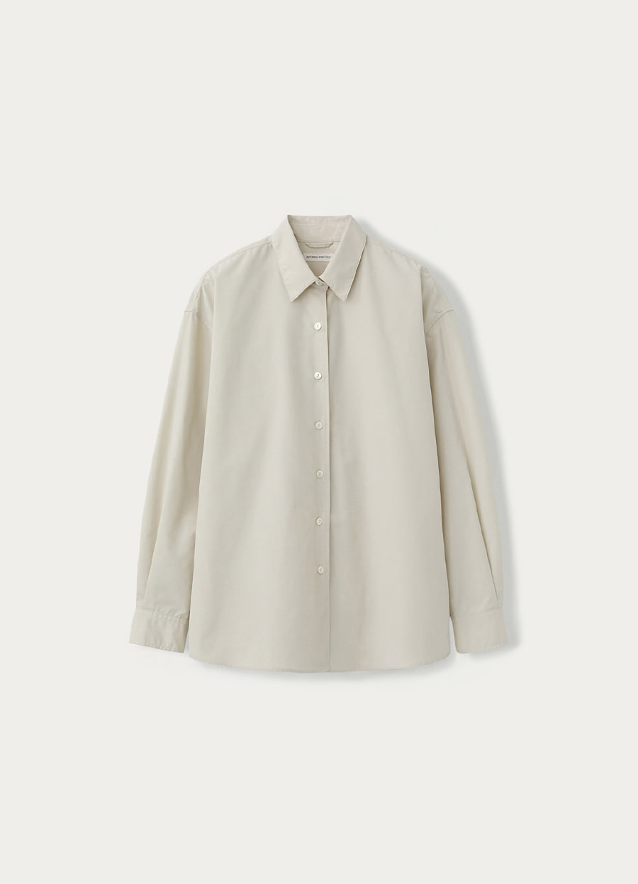 Nothing Written Leta classic shirt (Muted beige)