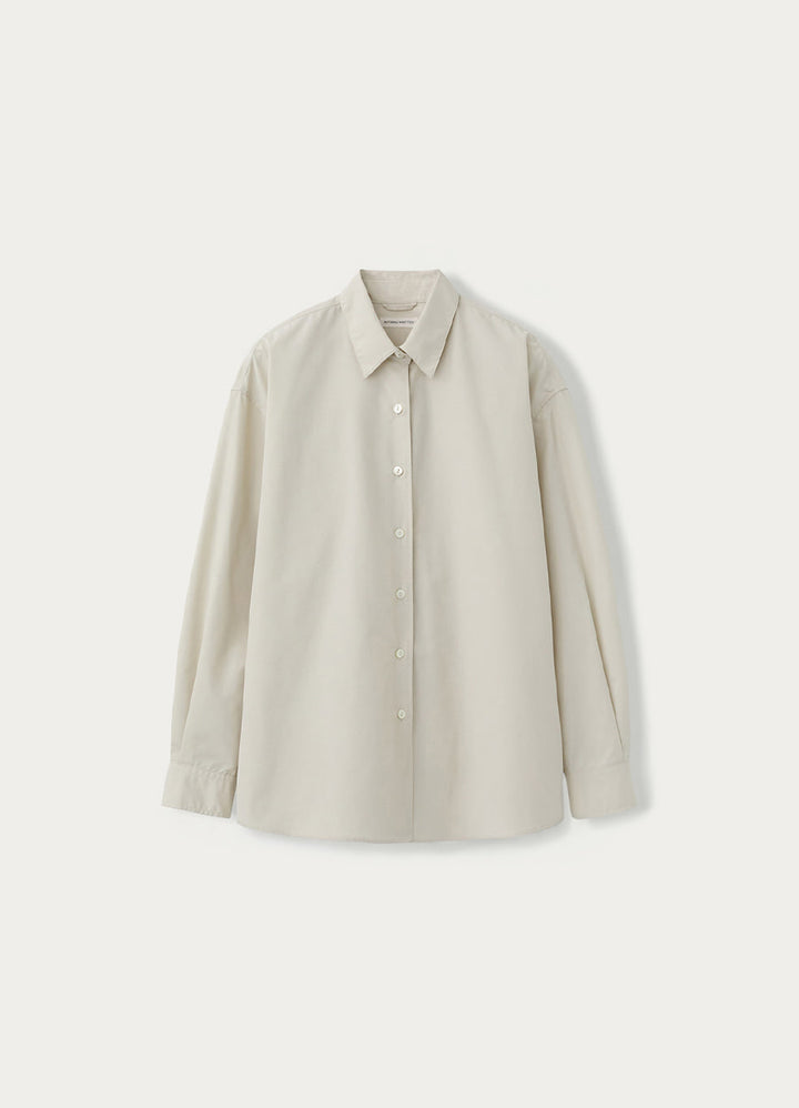 Nothing Written Leta classic shirt (Muted beige)