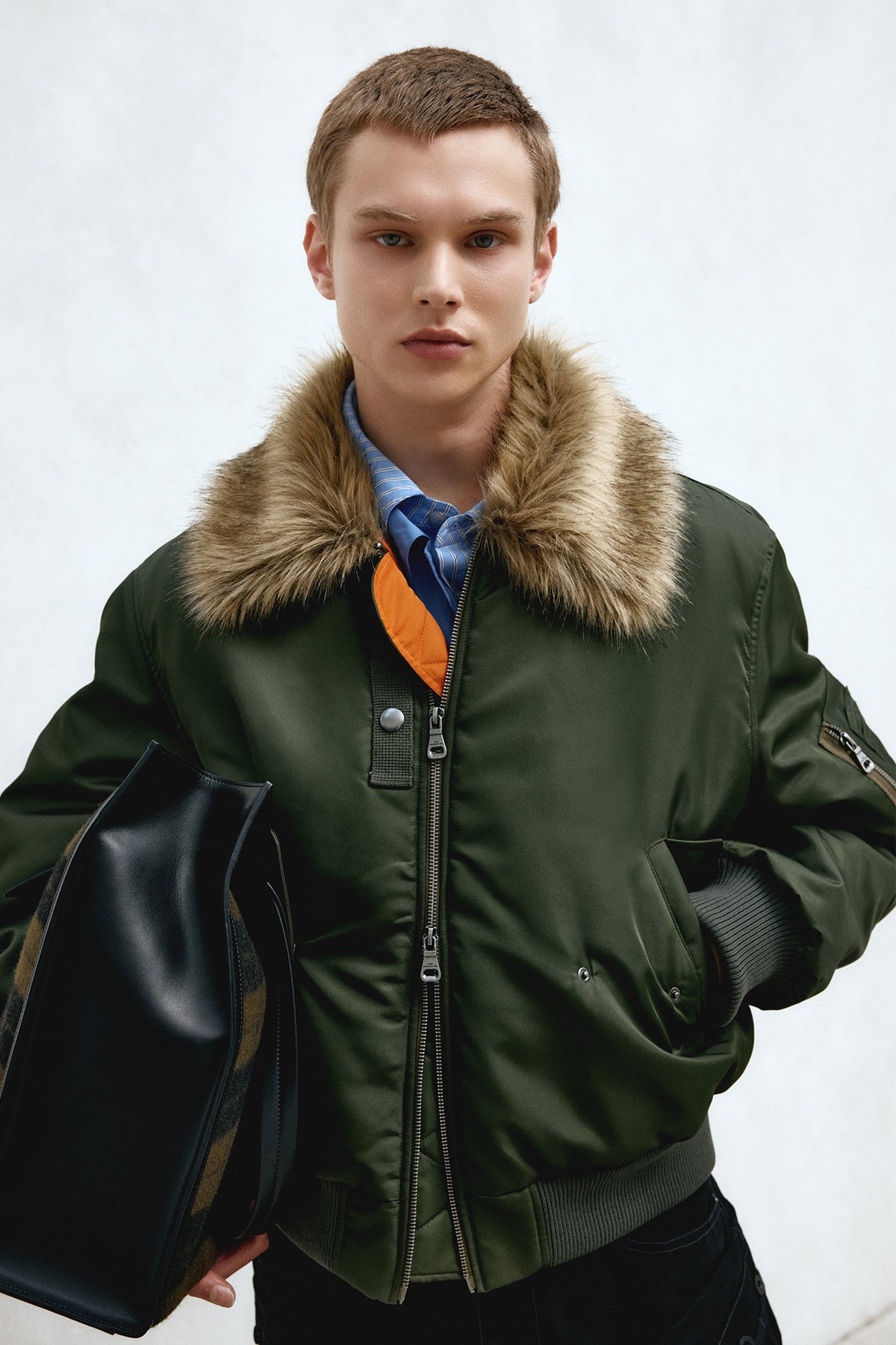 Andersson Bell Fur Collar MA-1 Bomber