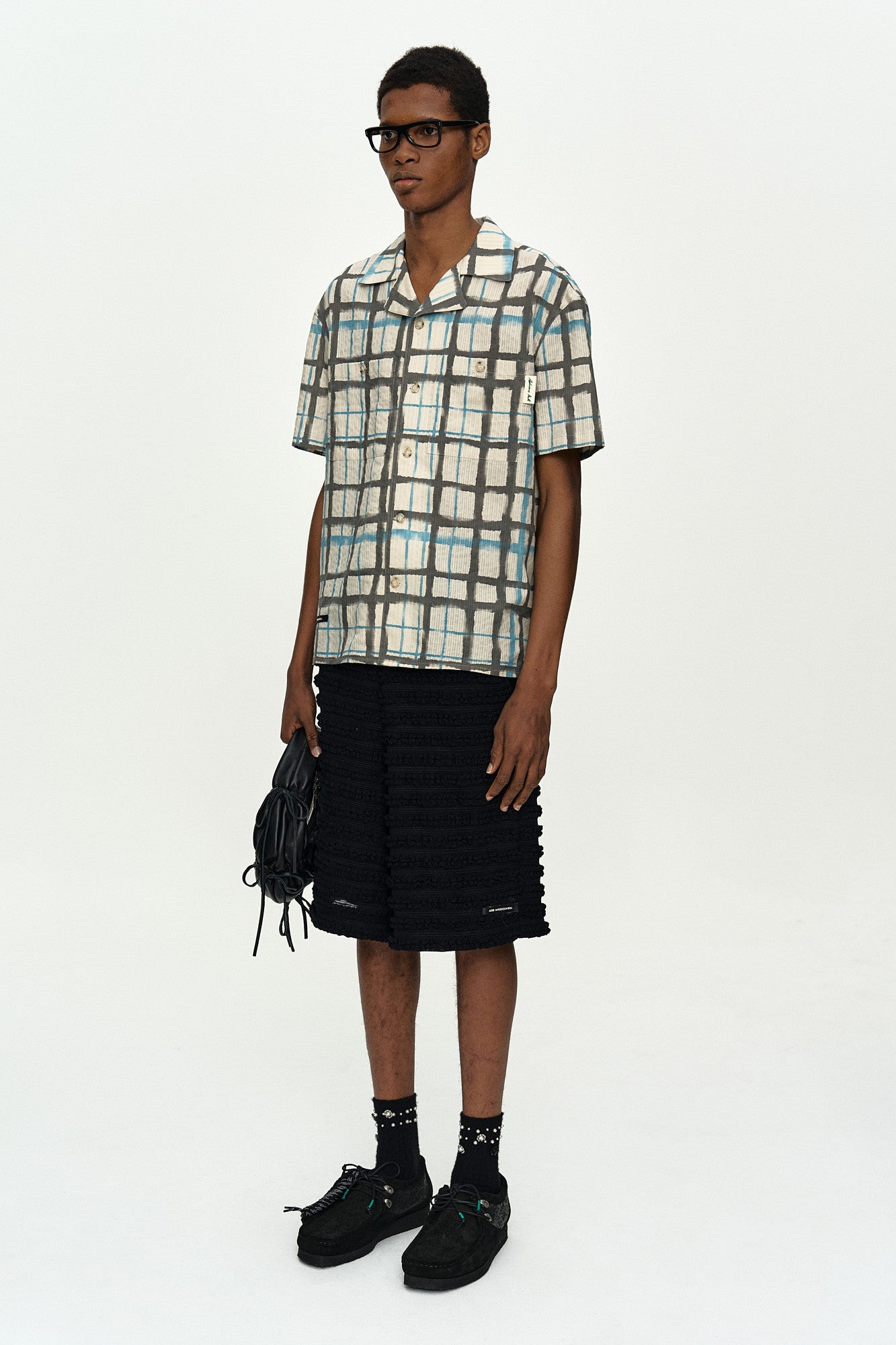 Andersson Bell Rothko Open Collar Shirt