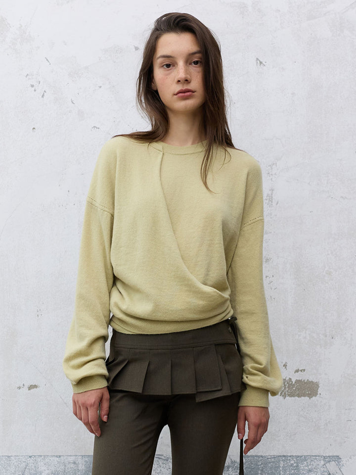 Raive Cashmere Blended Wrap Knit