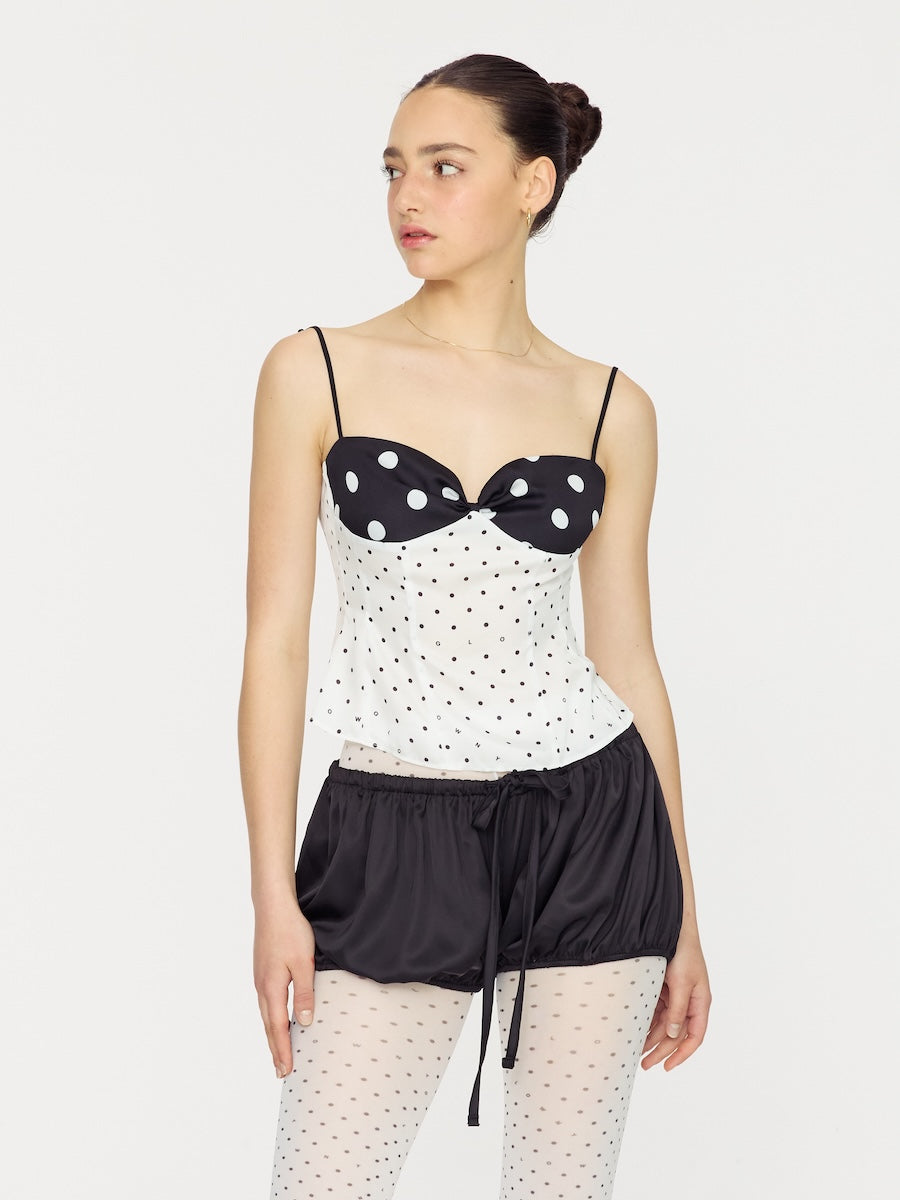 GLOWNY Carlson Cami Top (White)