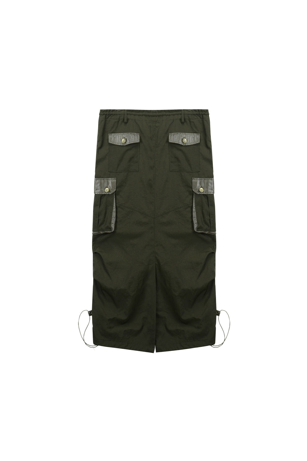 Matinkim Cargo Maxi Skirt IN Khaki