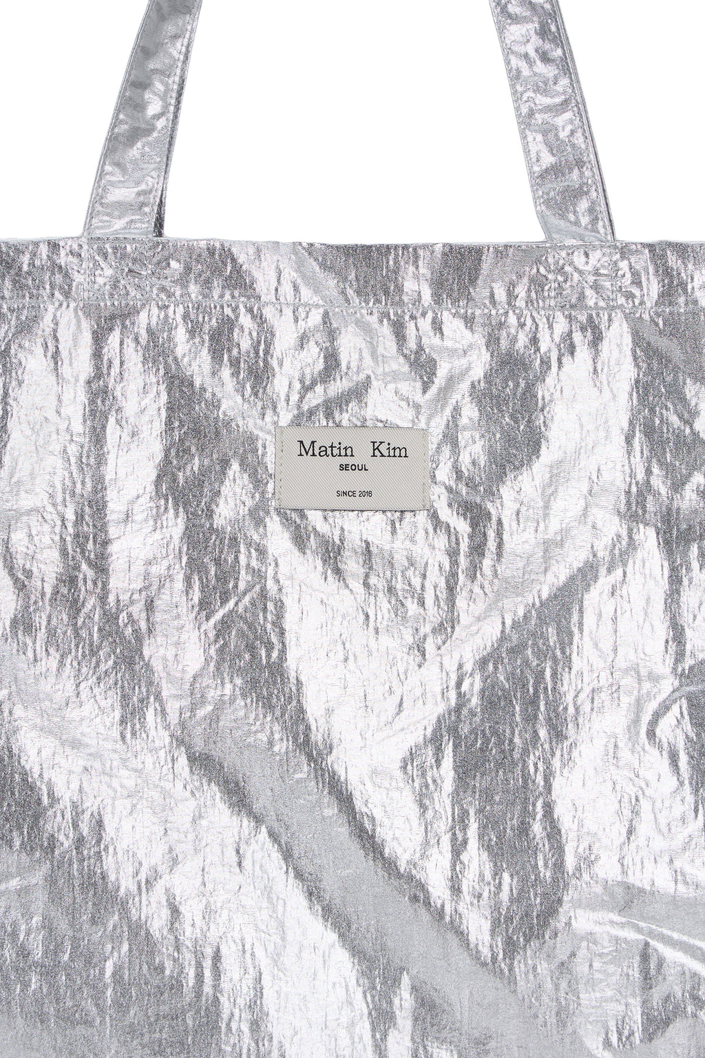 [matinkim] MATIN PALETTE ECOBAG IN SILVER