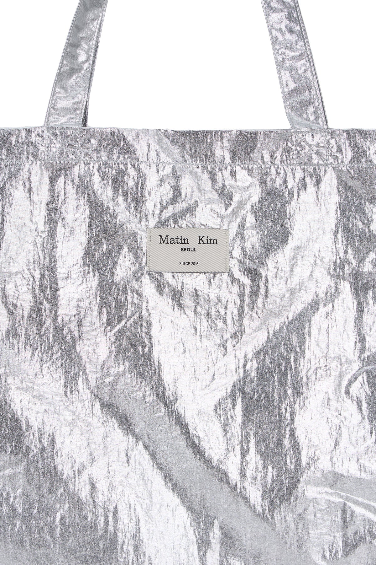 [matinkim] MATIN PALETTE ECOBAG IN SILVER