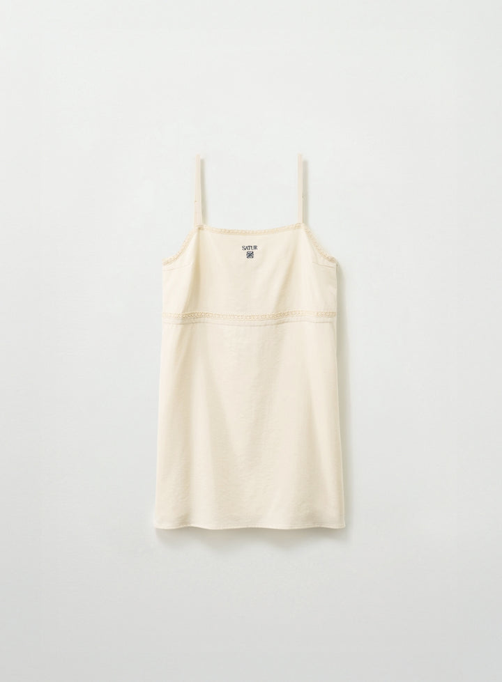 Satur Taping Flare One-piece - Cream