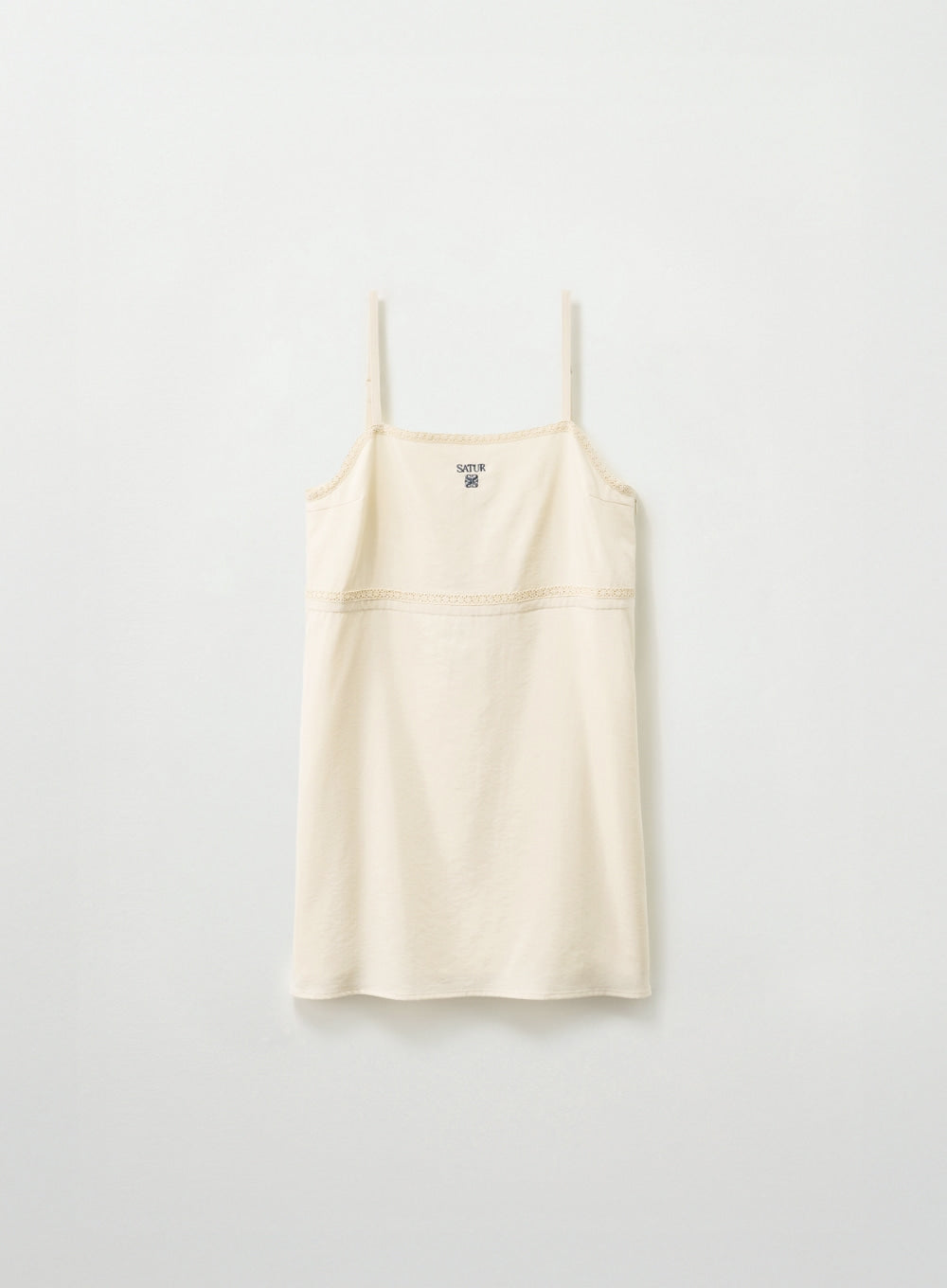 Satur Taping Flare One-piece - Cream
