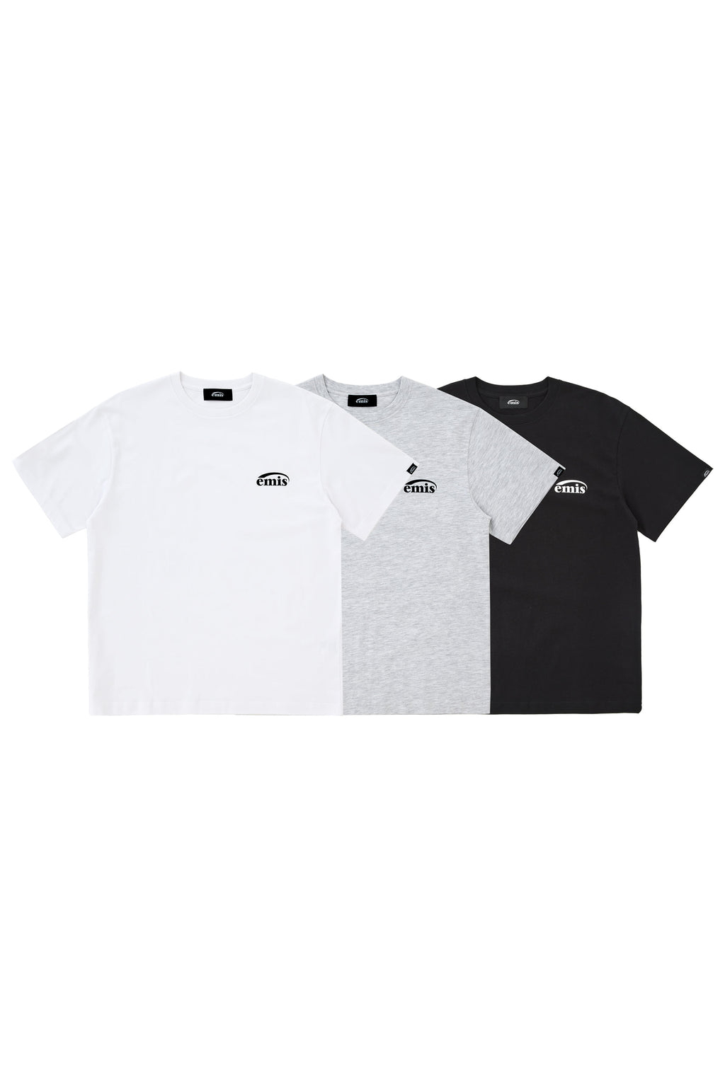 Emis 3Pack T-Shirt Set A (WH/BK/HG)