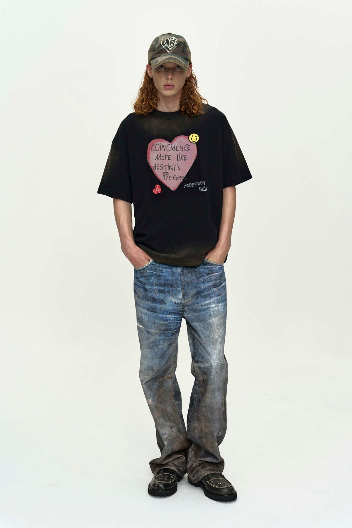 Andersson Bell Unisex Festival Mud Printed Jeans