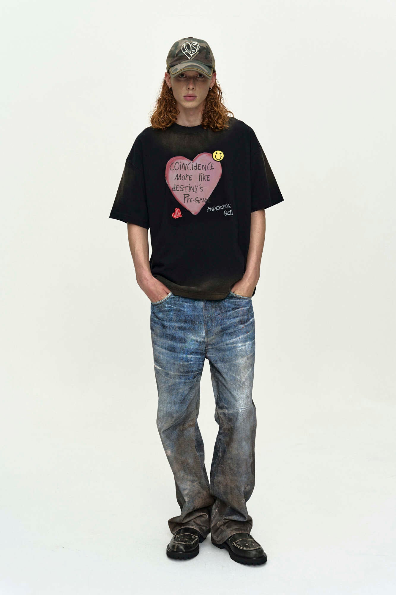 Andersson Bell Unisex Festival Mud Printed Jeans