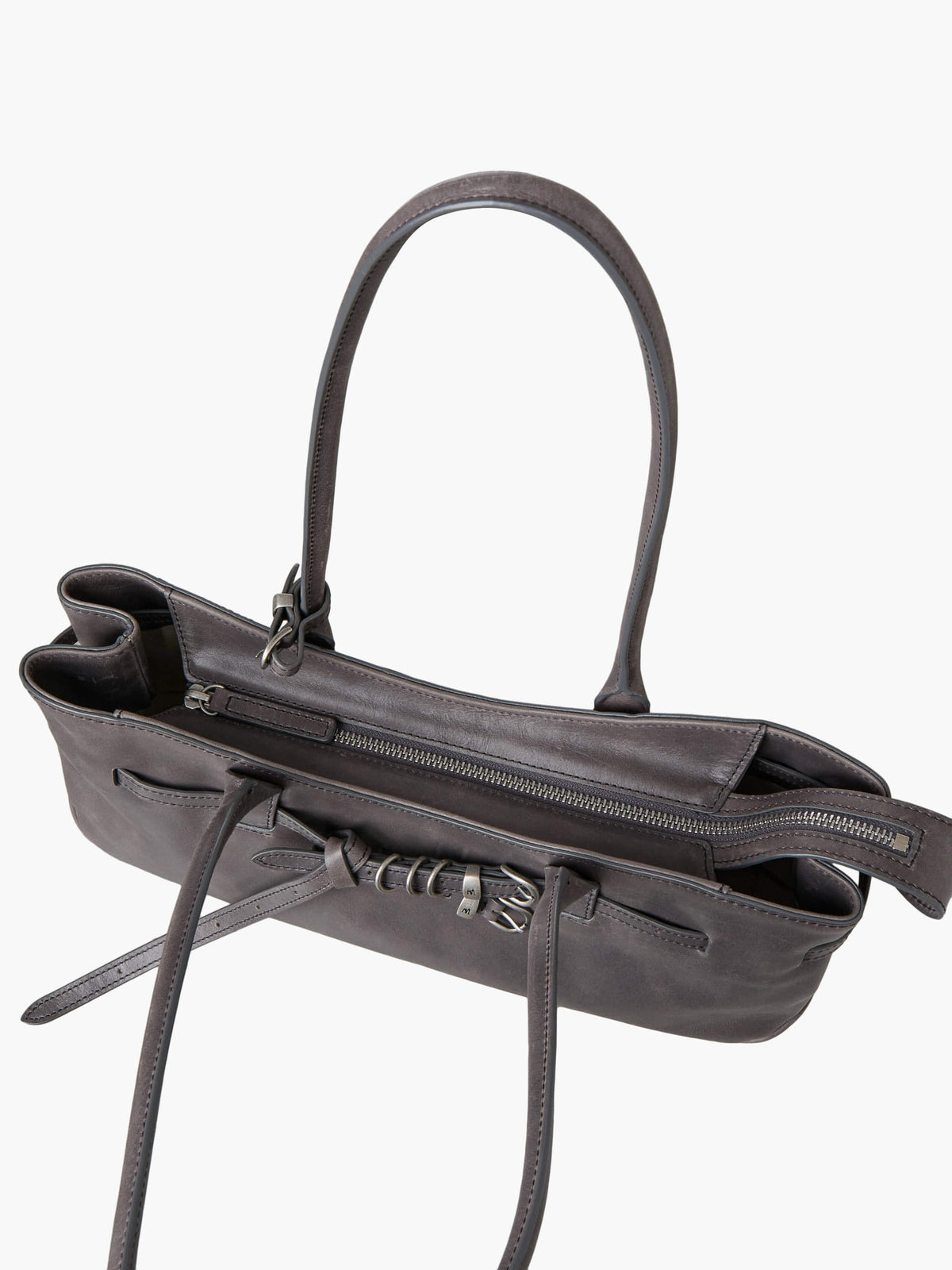 Margesherwood Grandma Used Shoulder Bag mauve pull-up
