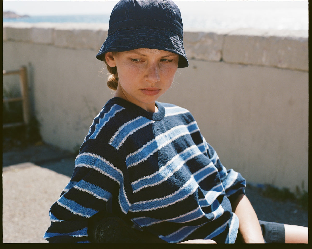 Nothing Written Camp bucket hat (Dark navy)