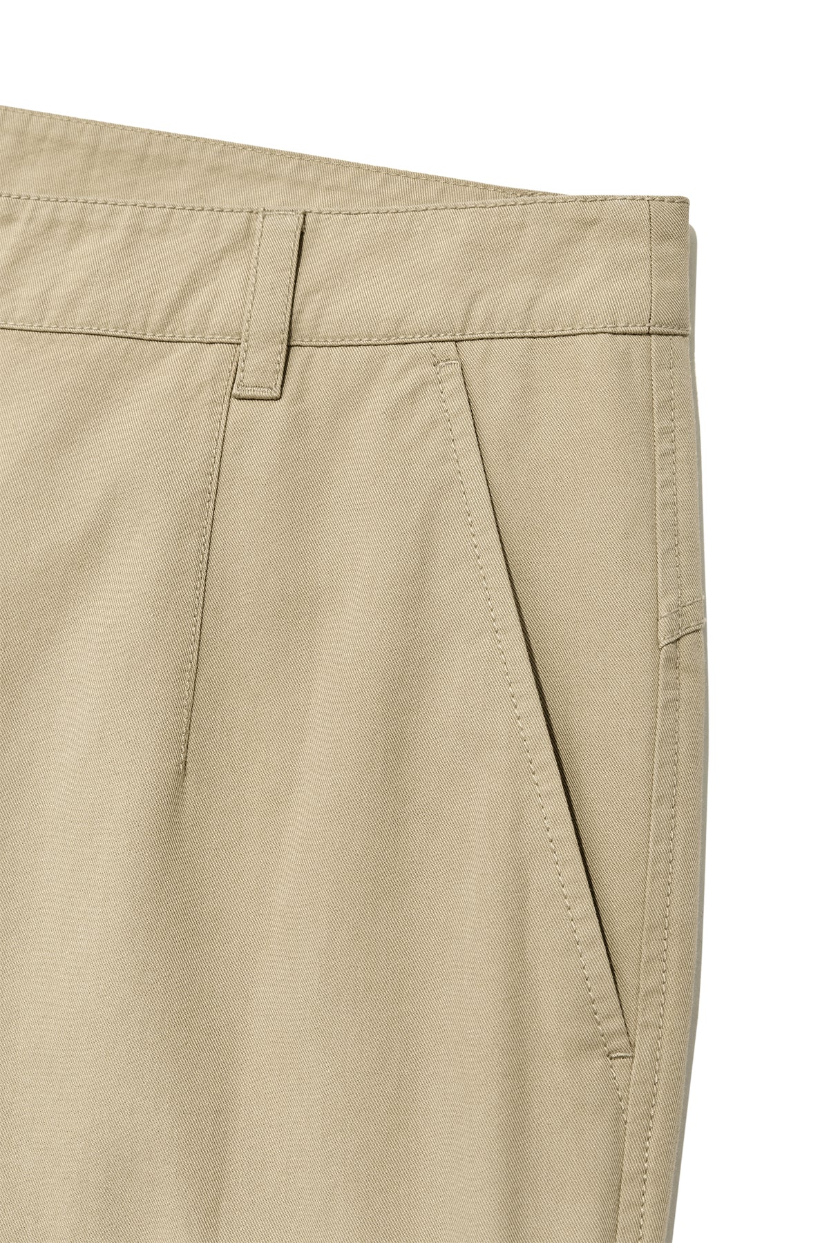 [matinkim] OUT POCKET COTTON CARGO PANTS FOR MEN IN DARK BEIGE