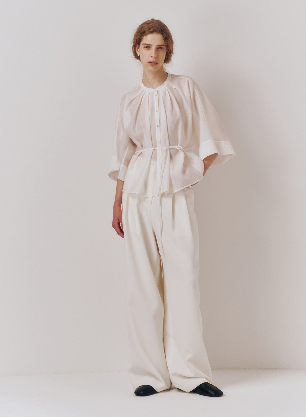 Kindersalmon Notra Blouse Veil White
