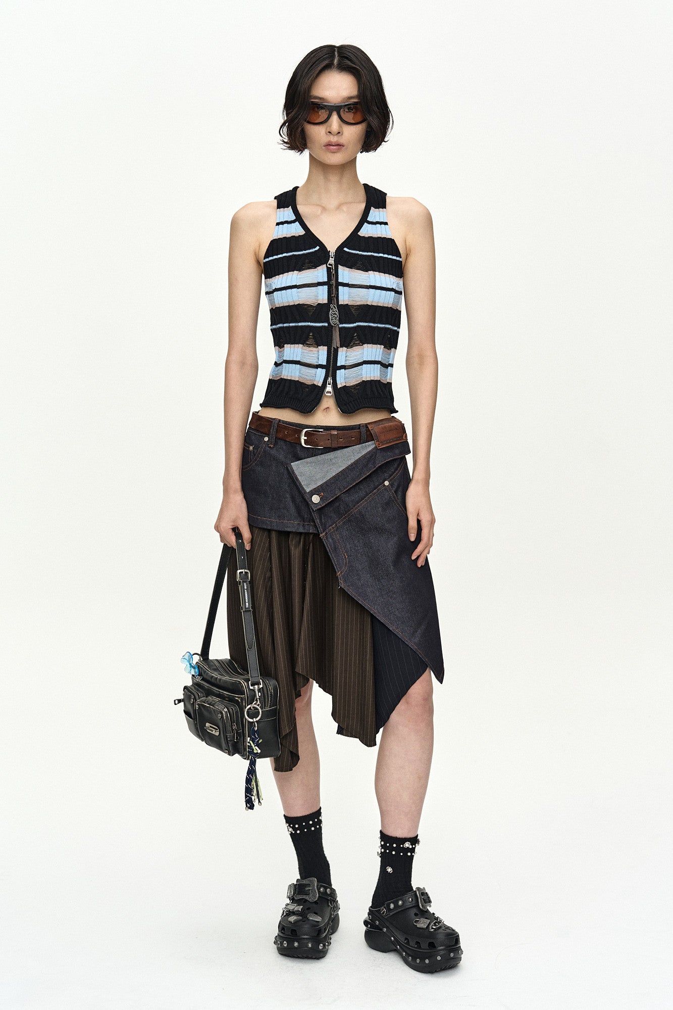 Andersson Bell Rigid Turn-Over Asymmetric Skirt