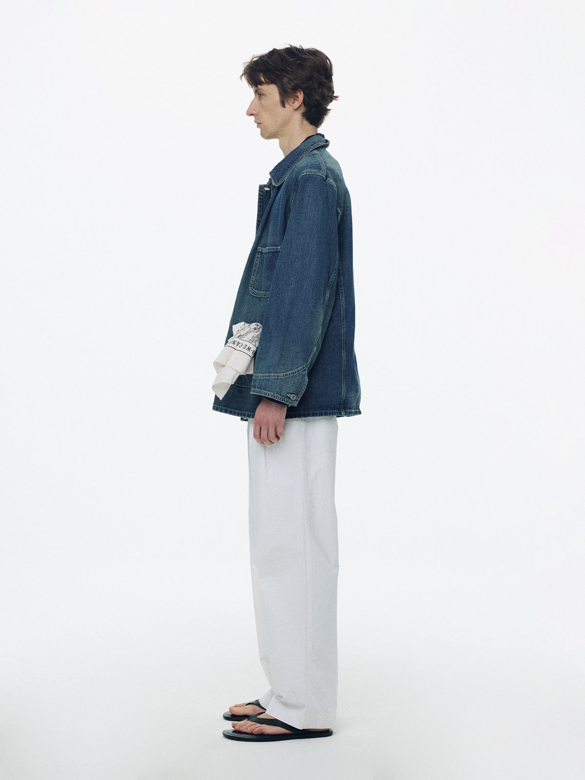 Nothing Written Denim work jacket (Light indigo, M)