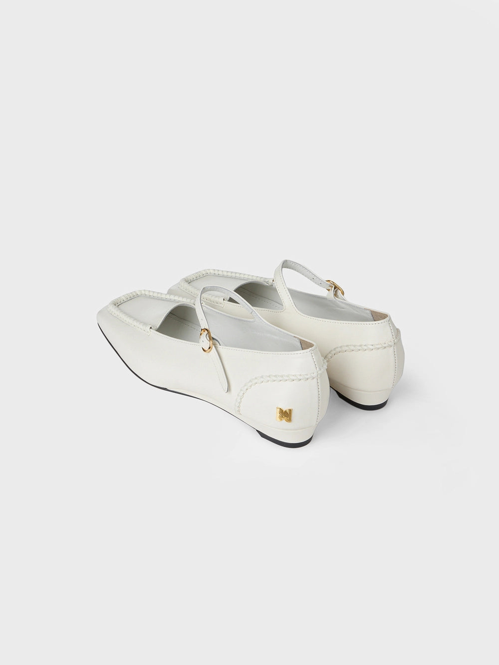 EENK Mary Jane Flat Shoes - White