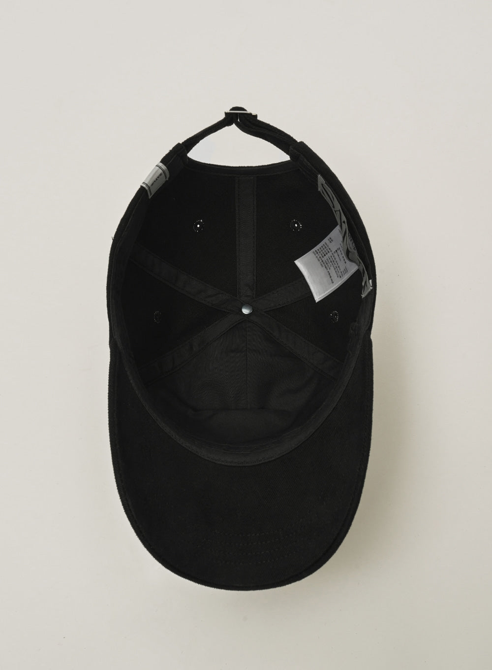 [satur] Bon Voyage 5 Panel Ball Cap - Black