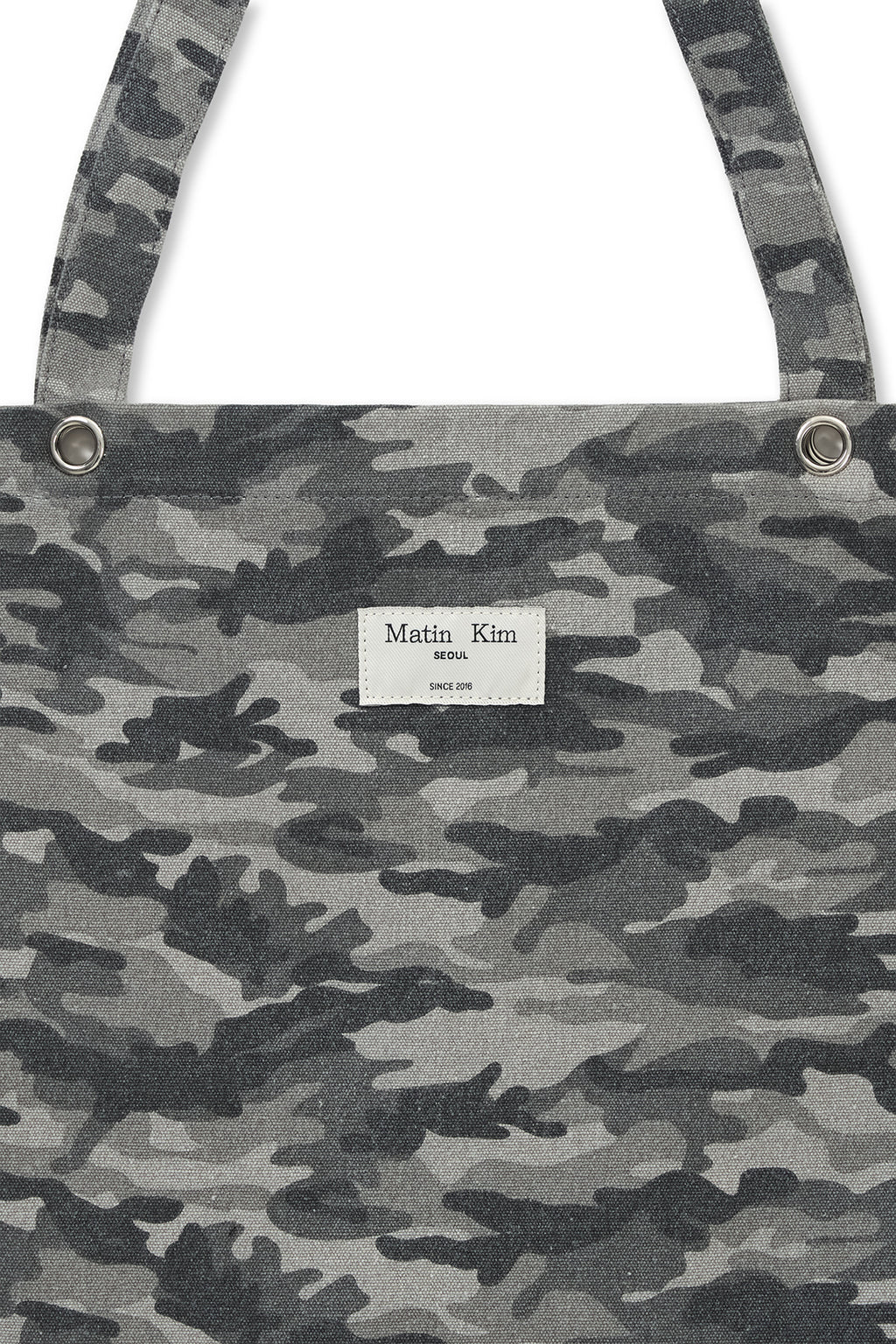 [matinkim] MATIN CAMOUFLAGE ECOBAG IN GREY
