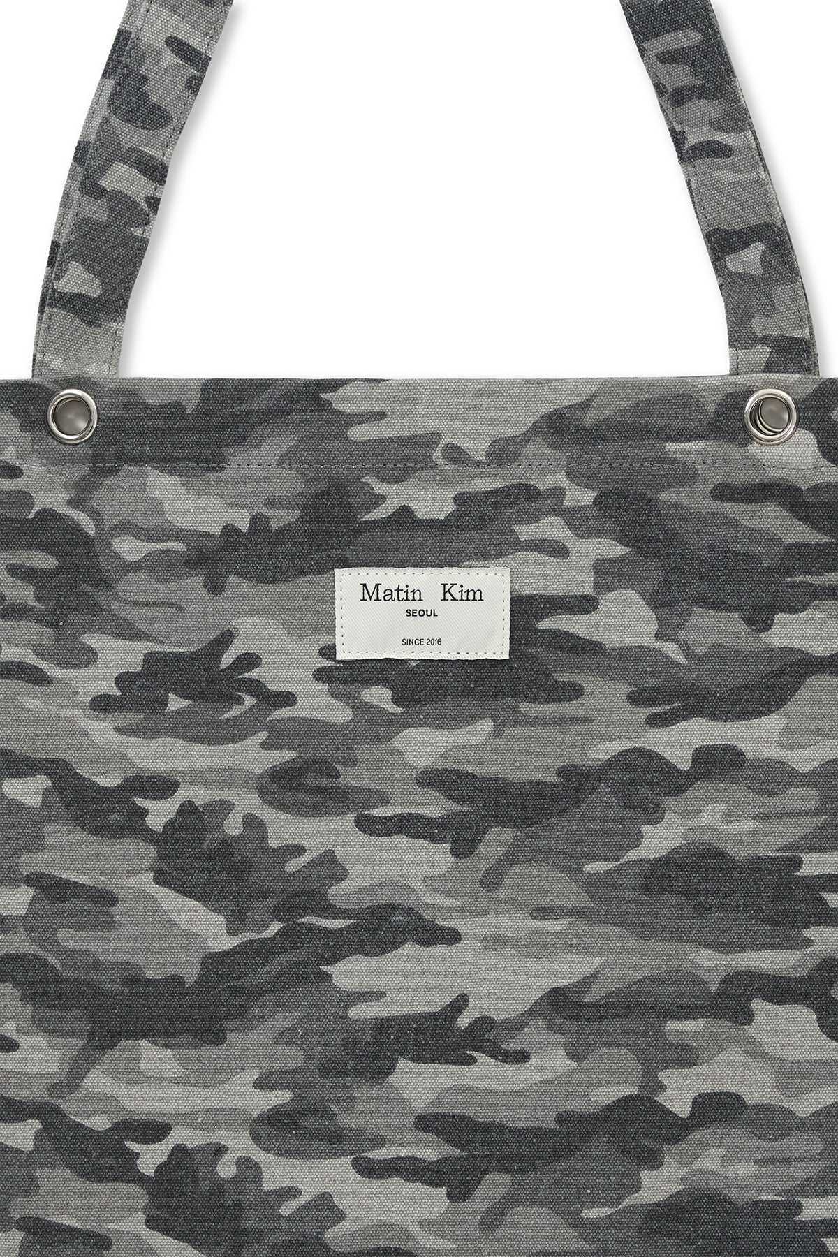 [matinkim] MATIN CAMOUFLAGE ECOBAG IN GREY