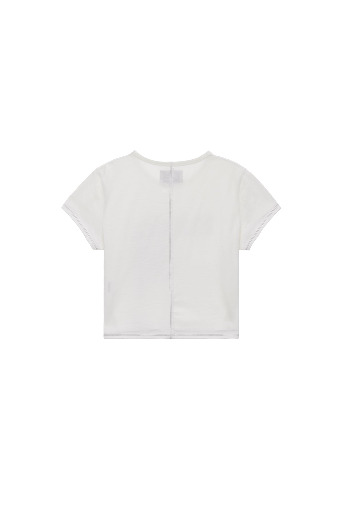 [matinkim] MATIN SHADE LOGO CROP TOP IN WHITE