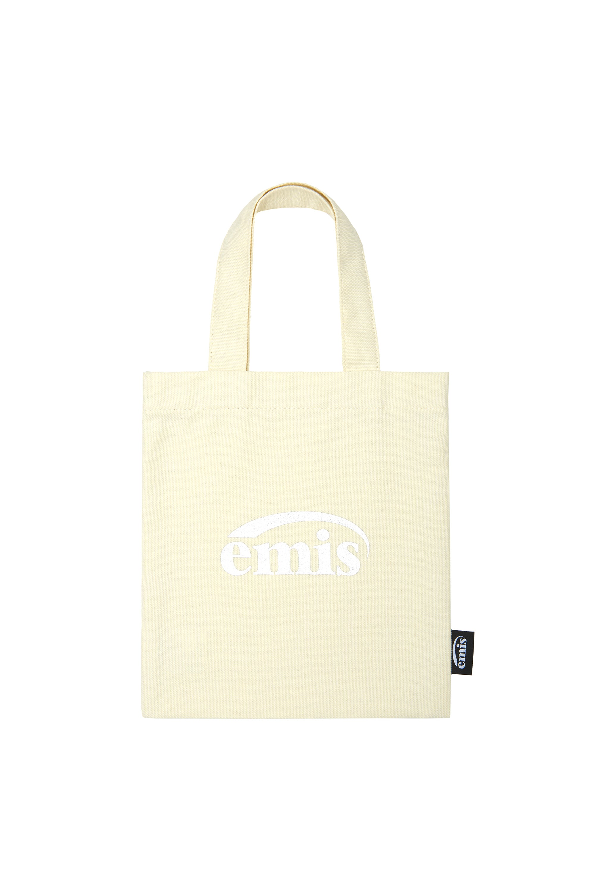 【EMIS】 NEW LOGO COTTON ECO BAG : ECRU NEW LOGO COTTON ECO BAG-ECRU - EMIS