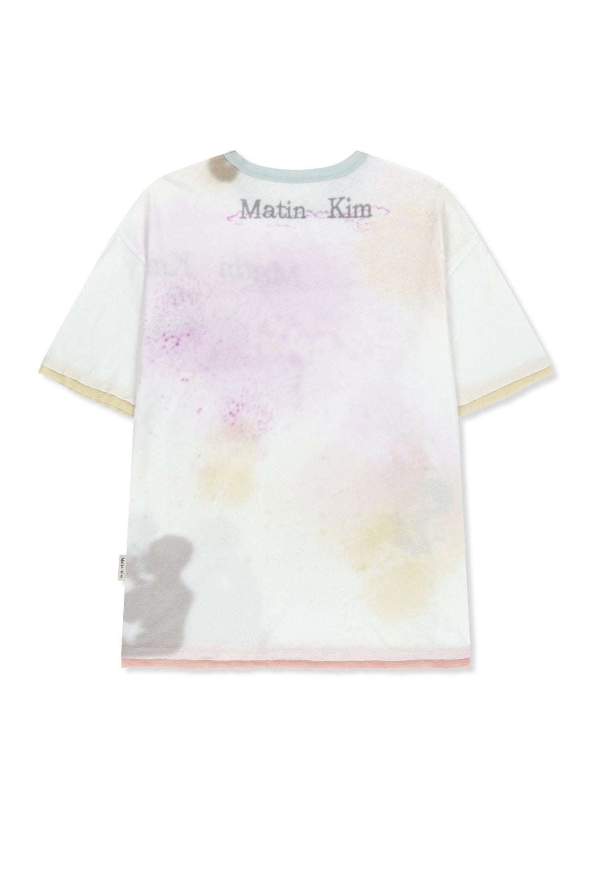 Matinkim Matin Kim Sketch Graffiti Over Fit Top IN White