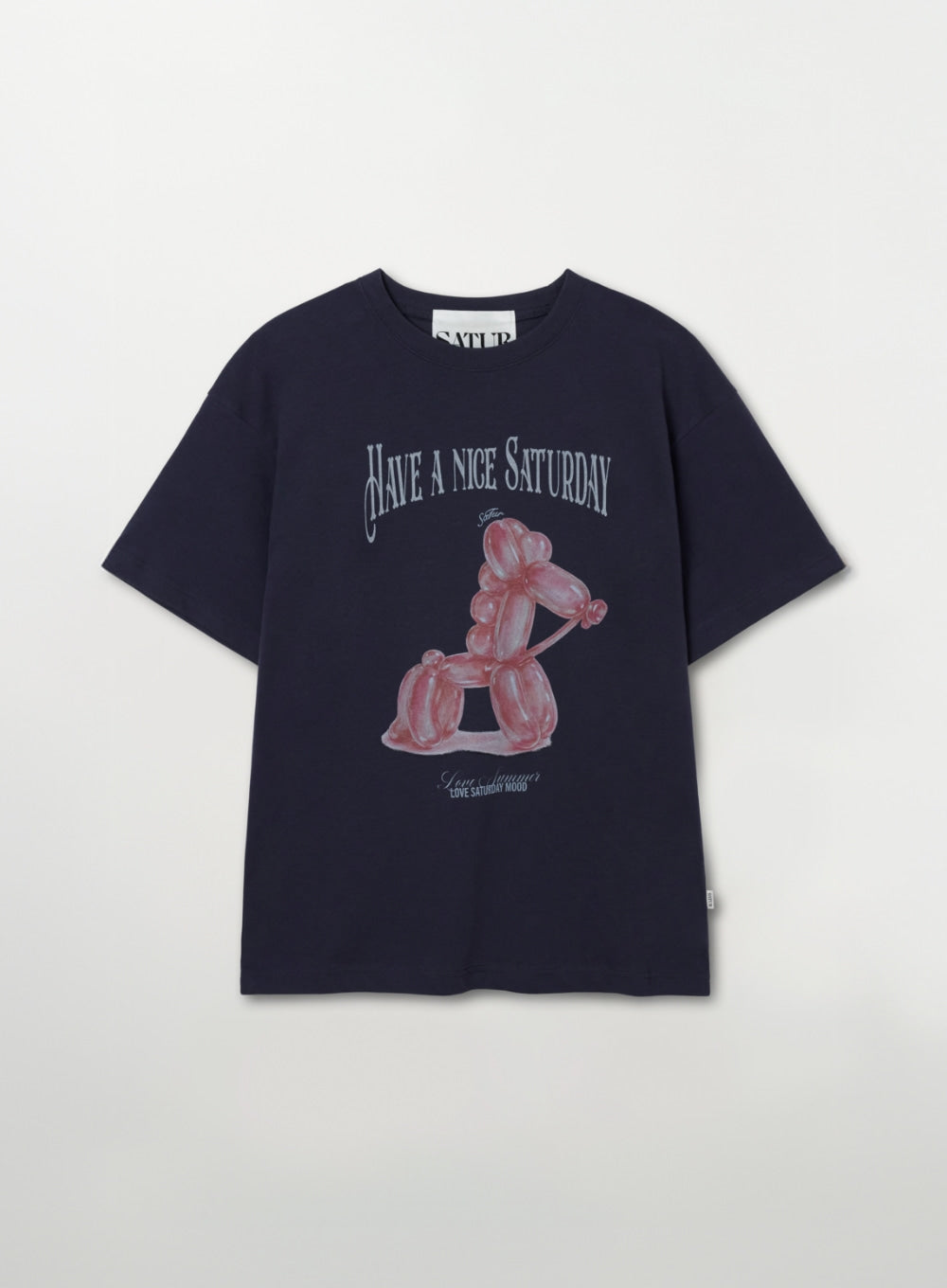 [satur] New Year Red Horse Edition T-shirt - Navy