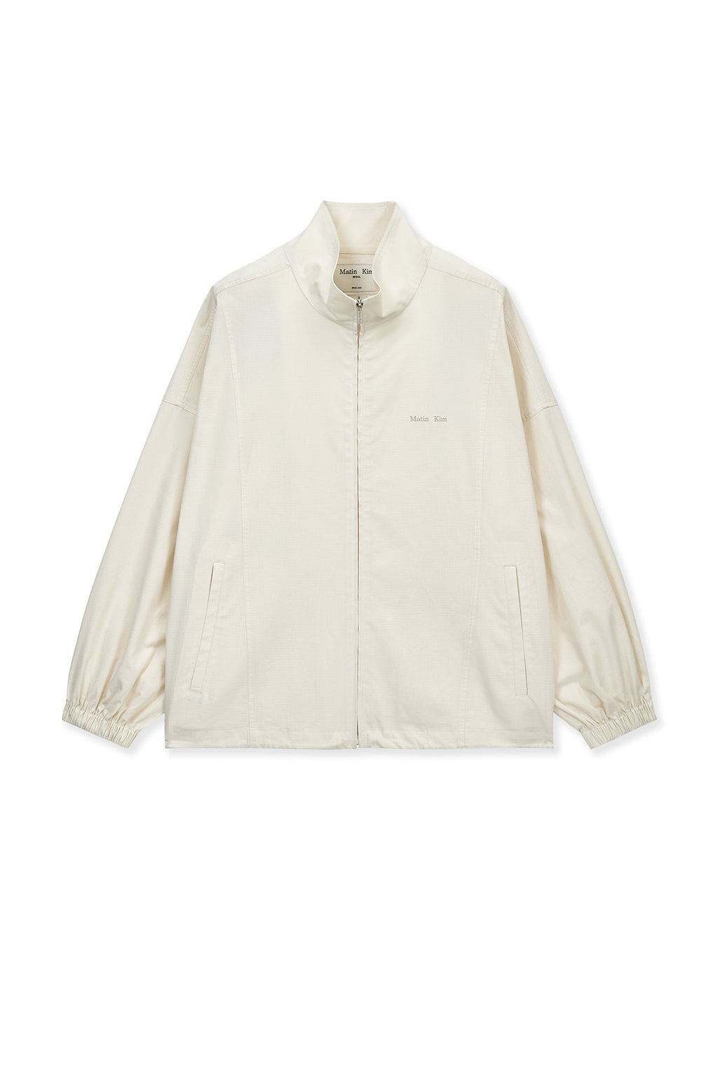 Matinkim Back Logo High Neck Jumper IN Cream
