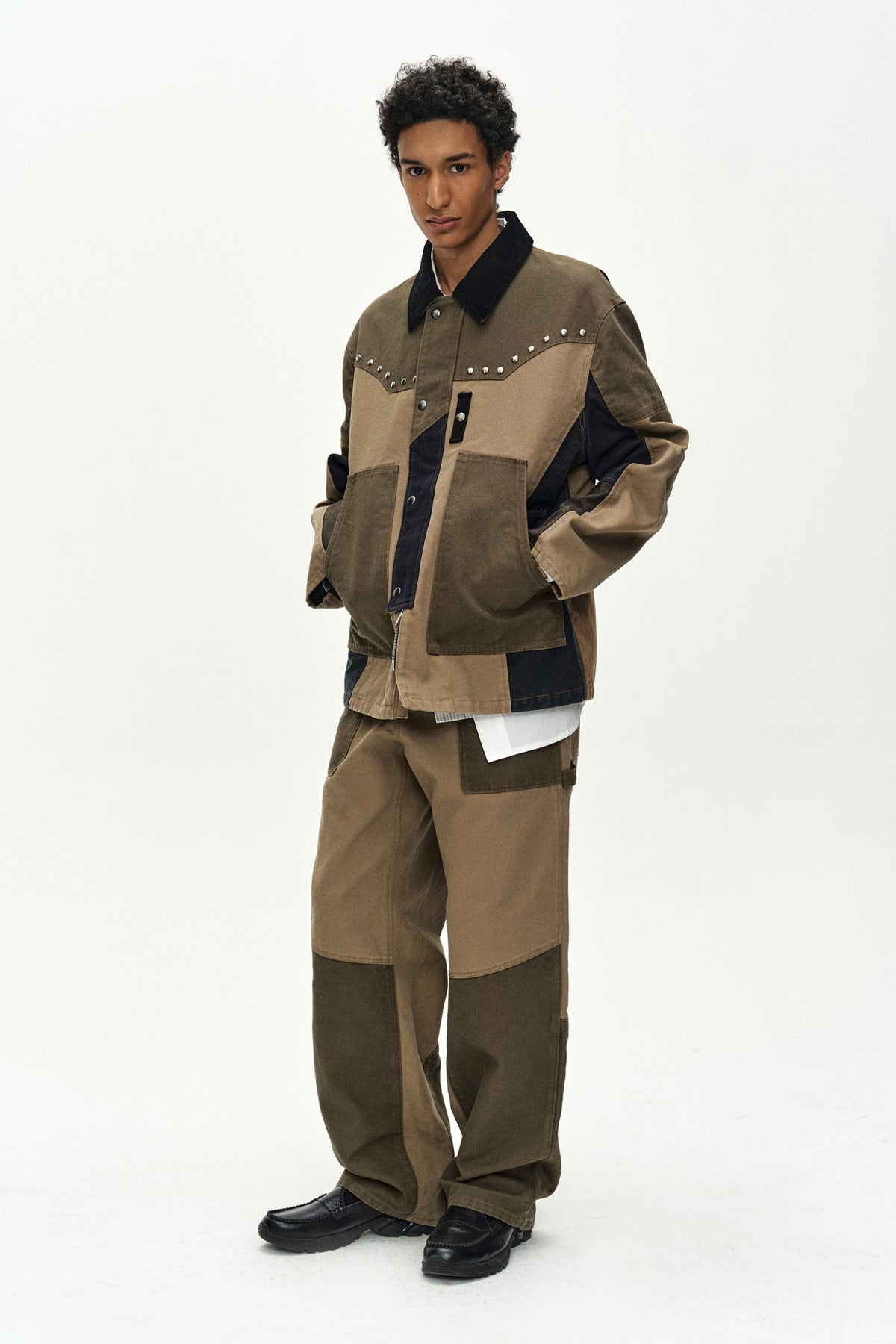 Andersson Bell Austin Patchwork Washed Jacket