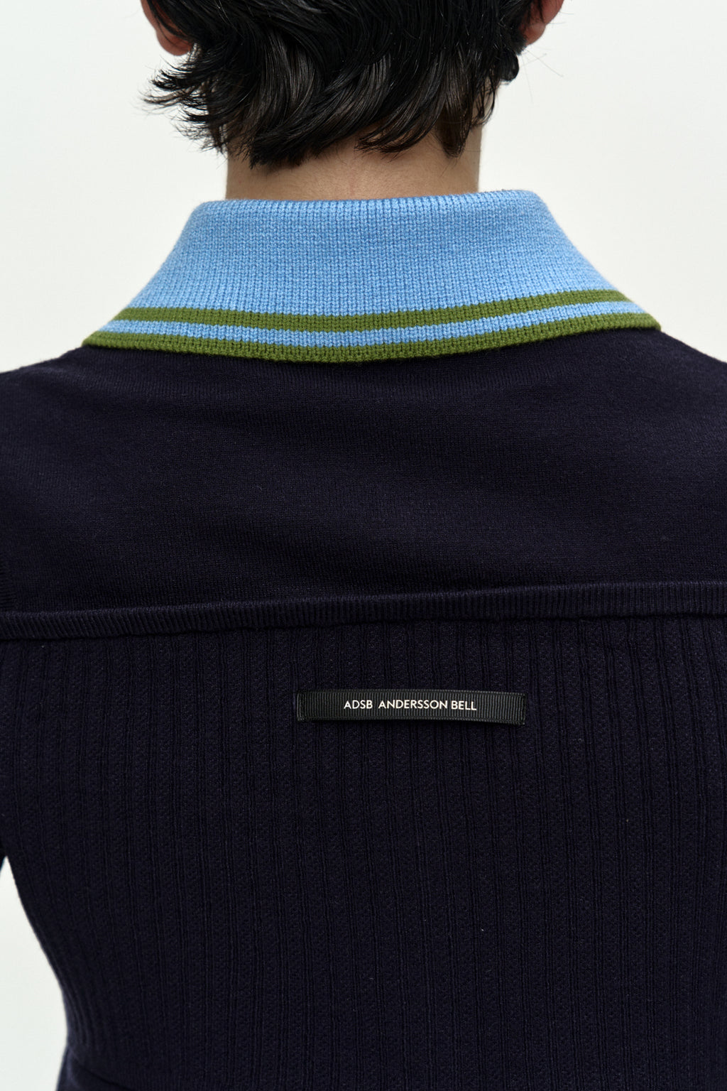 Andersson Bell Layered Off-Shoulder Collar Top