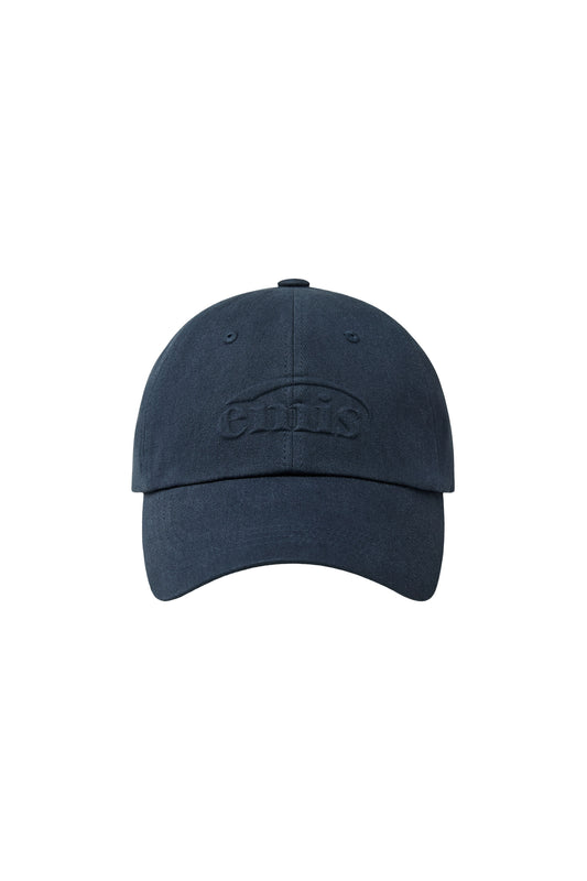 EMBOSSING LOGO BALL CAP-NAVY