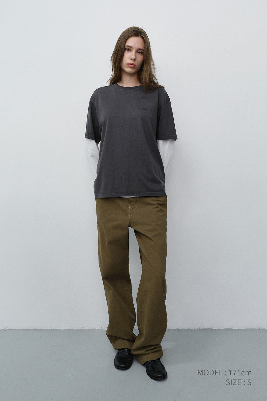Dunst Straight Chino Slacks Beige