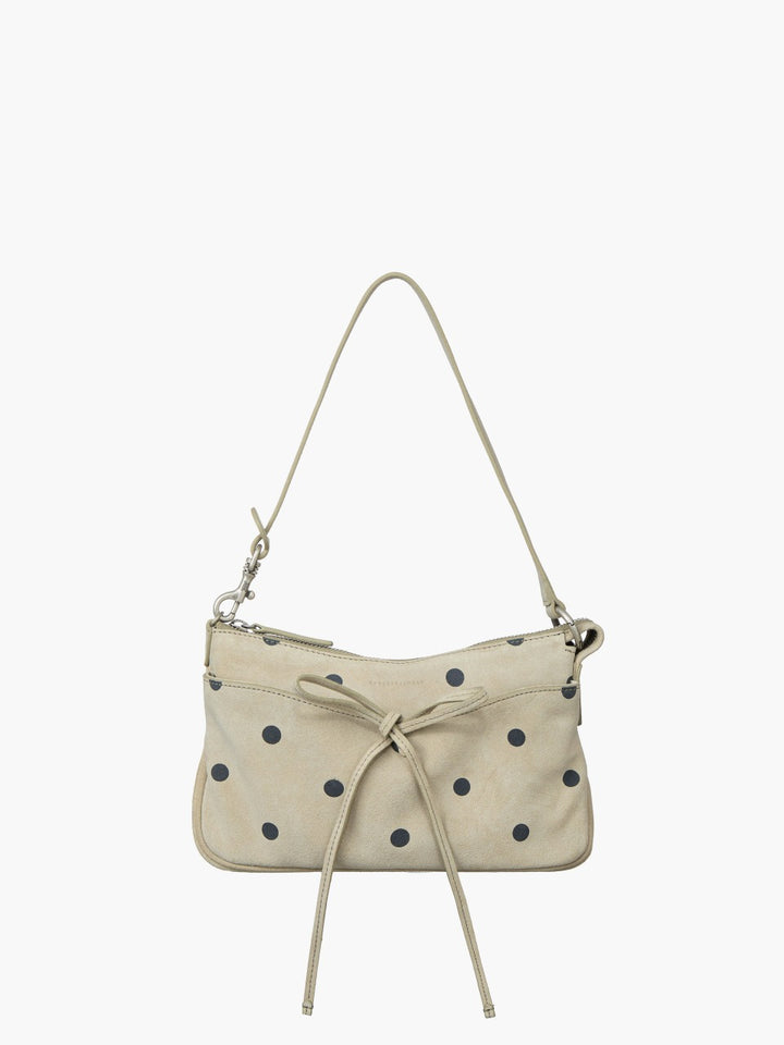 Margesherwood Ribbon Pochette blond wood printed suede