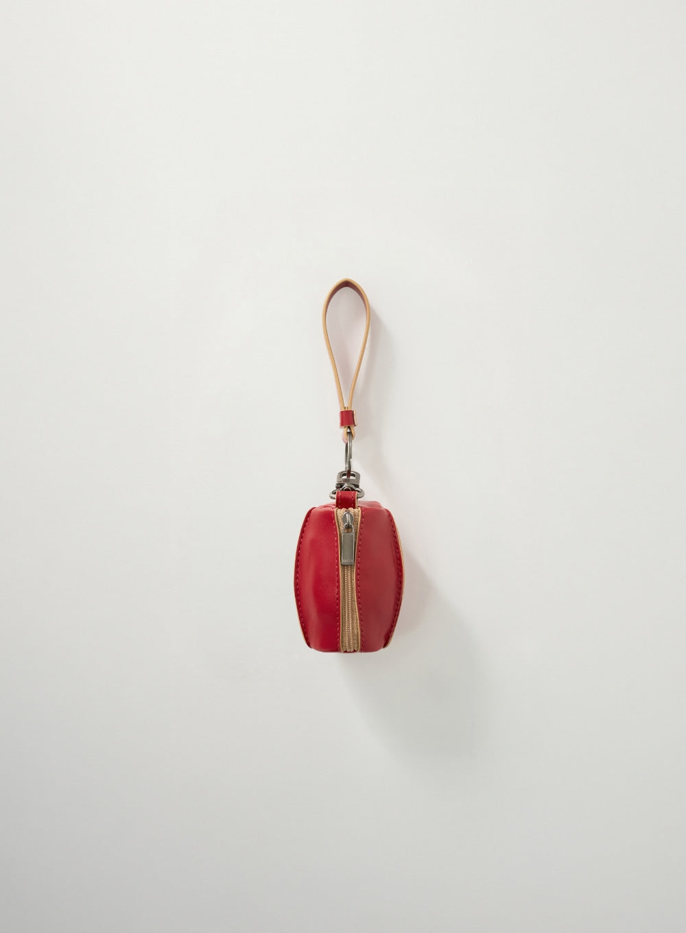 Satur Barrel Mini Pouch Keyring - Red