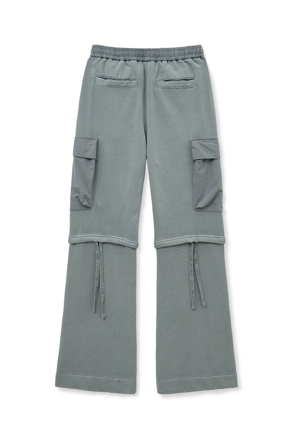 [matinkim] PIGMENT DYED CARGO PANTS FOR WOMEN IN LIGHT GREY