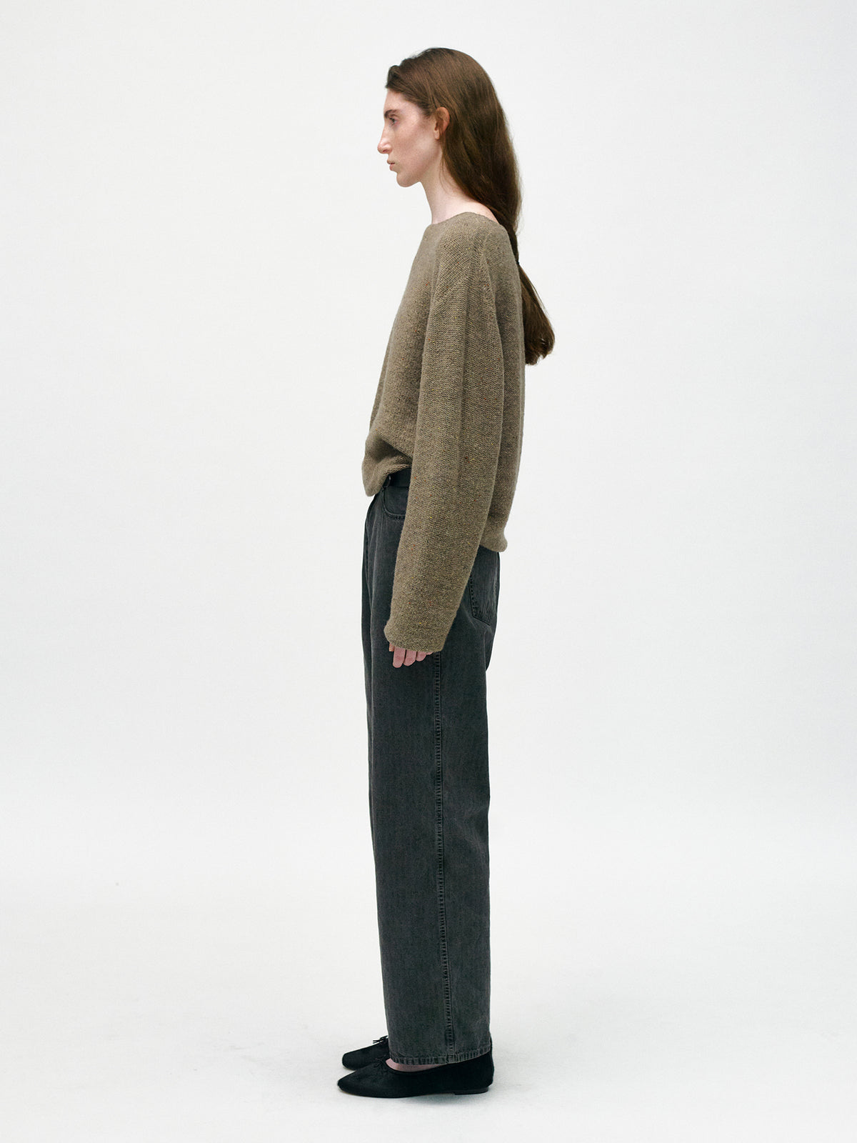 Nothing Written Jeanne cotton pants (Dusty charcoal)