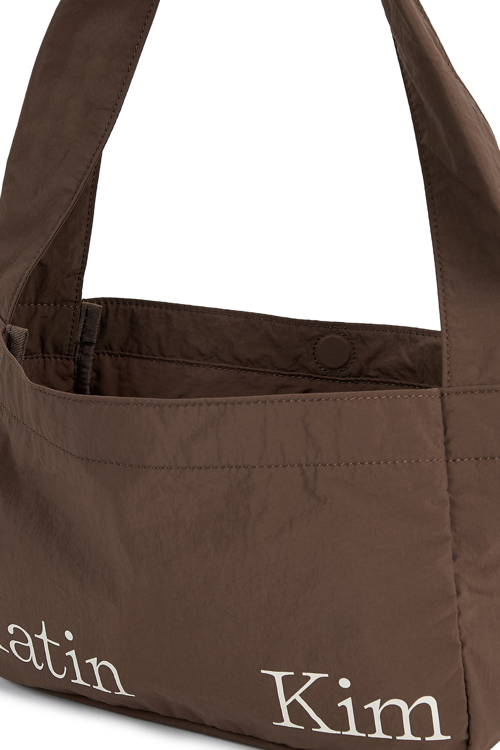 [matinkim] MATIN CRISP MINI ECOBAG IN BROWN