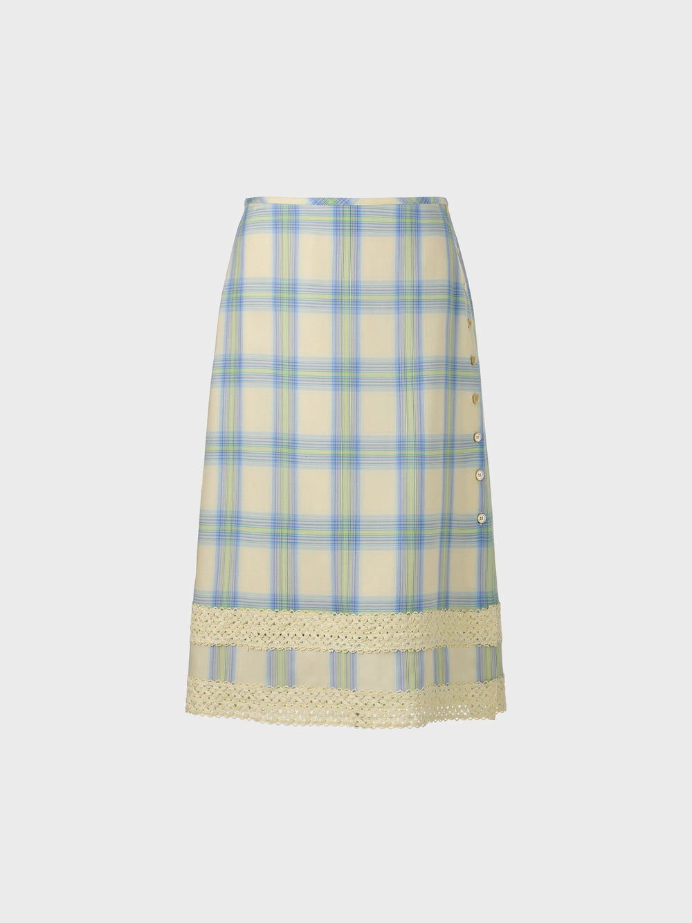 EENK Lace Trim Skirt - Multi