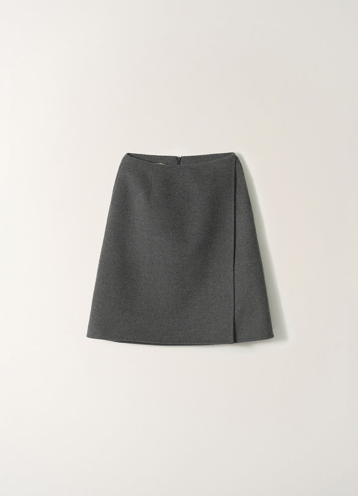 Nothing Written Fleur wool skirt (Dark gray)