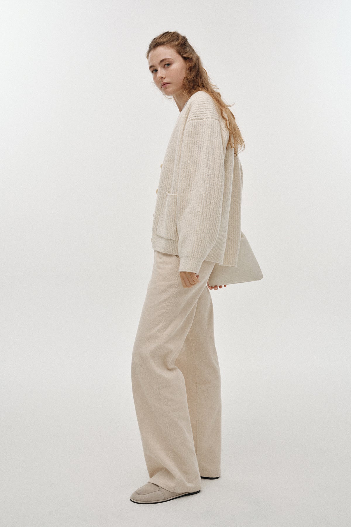 Nothing Written Garine wool cardigan (Ivory)