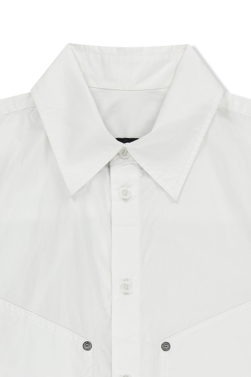 Matinkim Half Sleeve Pocket Shirt IN White