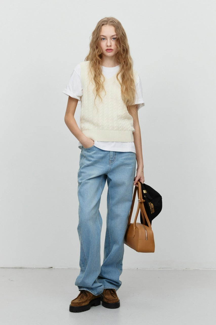 Dunst Linear Straight Jeans Light Blue