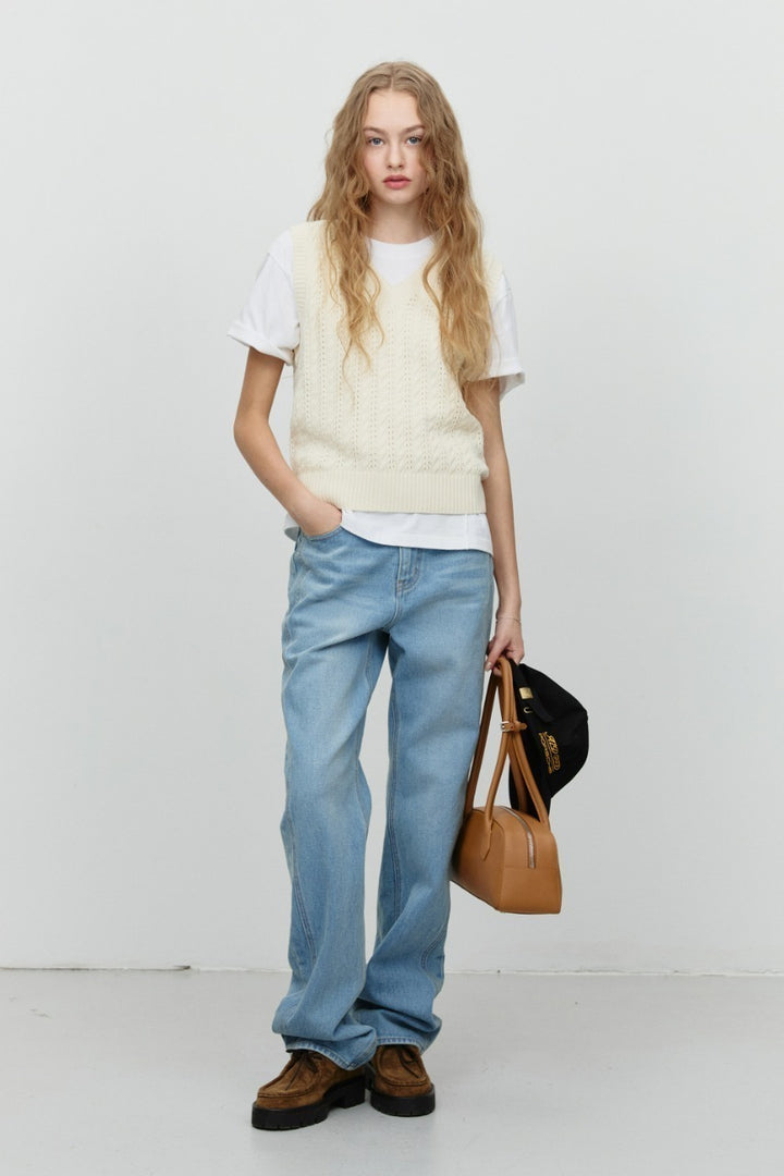 Dunst Linear Straight Jeans Light Blue