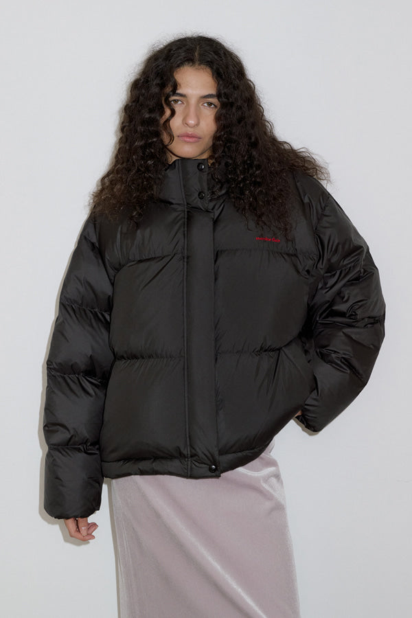 Overdueflair Glossy Down Padding Black