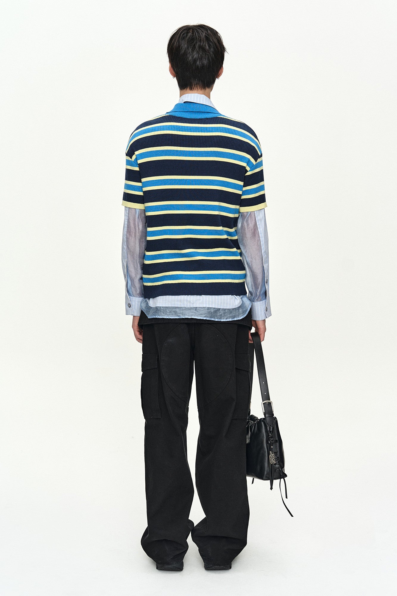 Andersson Bell Brad Stripe Polo Sweater