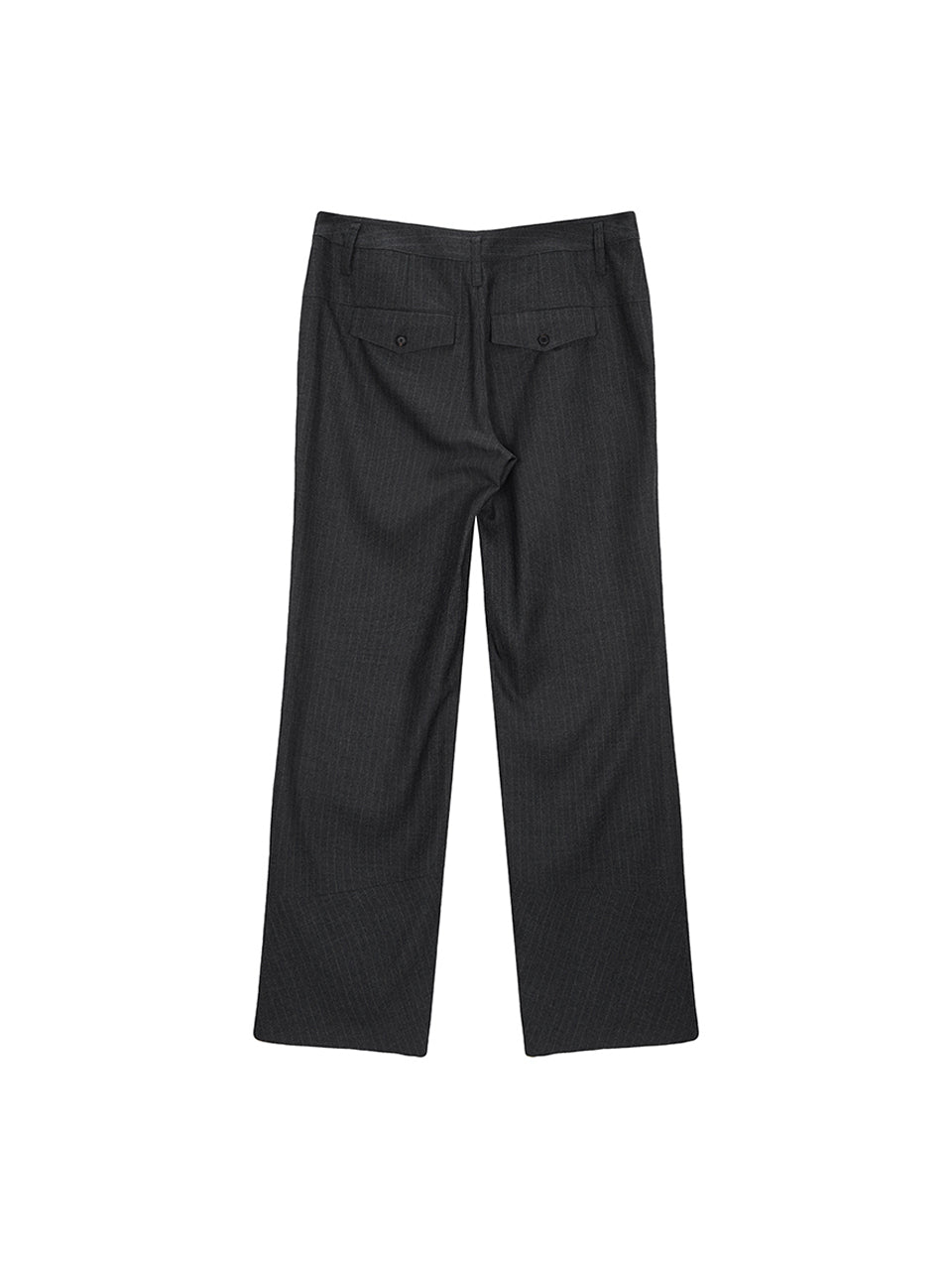 Matinkim Detail Point Stripe Trouser For Men IN Grey